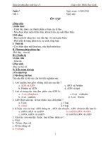 giáo án phụ đạo sinh học 11