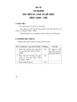 bài 2: thí nghiệm máy biến áp 3 pha bằng lvsim ems