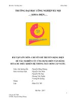 Chuyên đề truyền động điện