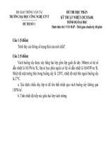 Bộ Đề thi kỹ thuật nhiệt (VD 2016 05 45de)