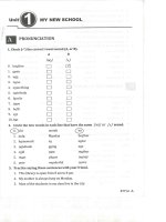 bai tap tieng anh lop 6 thi diem