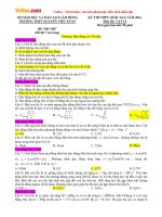 Đề thi thử THPT Quốc gia năm 2016 môn Vật lý trường THPT Nguyễn Viết Xuân, Lâm Đồng 