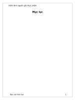 Kiểm định nguồn gốc thực phẩm dư lượng kháng sinh trong thủy sản 