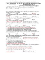 Bộ đề thi thử kì thi quốc gia 2017 các tỉnh phía bắc   vật lý   có đáp án  lý thuyết bài tập lý 12 