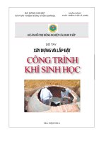 Sổ tay hướng dẫn Xây dựng và lắp đặt công trình khí sinh học