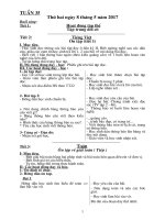 Bộ giáo án lớp 3 năm 2017