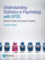 Understanding statistics in psychology with SPSS 7e howitt cramer