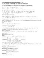 Đáp án toán chuyên bình phước năm 2017 2018