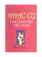 Nhạc Cụ Các Dân Tộc Việt Nam
