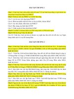 Bài tập chương kế toán máy