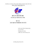 Đồ án xây dựng website tin tức