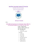 PHÂN BIỆT GIỮA QUẢN LÝ VÀ LÃNH ĐẠO. THỰC TIỄN CỦA CÁC DOANH NGHIỆP VỪA VÀ NHỎ TẠI VIỆT NAM