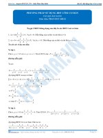 Bài 3 Bài Giảng Chi Tiết Phuong phap su dung bdt cosi cơ bản