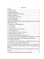 Bồi dưỡng đội ngũ giáo viên THCS huyện đầm hà, tỉnh quảng ninh đáp ứng yêu cầu thực tiễn địa phương 