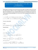 Bài 4 Bài Giảng Chi Tiết Phuong phap su dung truc tiep bdt cosi