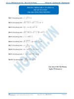 Bài 4 bài tập tự luyện phương trình phần 4 