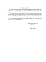 Thiết kế và tổ chức dạy học các chủ đề phần Sinh học tế bào - Sinh học 10 THPT