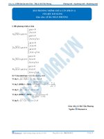 Bài 5 Bài Giảng Chi Tiết Phương Trình Phần 1