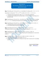 Bài 10 bài tập tự luyện viet phương trình mặt cầu tiếp theo 