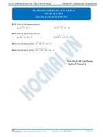 Bài 5 bài tập tự luyện phương trình phần 1 