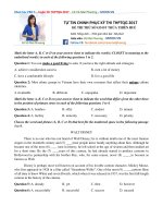 ĐỀ THI THỬ SỞ GD ĐT THỪA THIÊN HUẾ