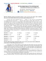 ĐỀ THI THỬ SỞ GD-ĐT QUẢNG BÌNH LẦN 2