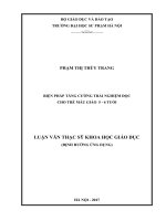 Biện pháp tăng cường trải nghiệm đọc cho trẻ mẫu giáo 5 6 tuổi 