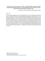 VAI TRÒ CỦA VẠN CHÀI QUẢN LÝ NGHỀ CÁ TRUYỂN THỐNG ĐỀ XUẤT HƯỚNG LỒNG GHÉP NHỮNG GIÁ TRỊ CỦA VẠN TRÀI TRONG QUẢN LÝ NGHỀ CÁ VEN BỜ Ở VIỆT NAM TRONG BỐI CẢNH VIỆT NAM