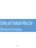 Quang cao facebook nang cao   đối tượng trong trình quảng cáo 