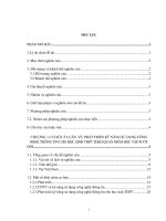 Phát triển kỹ năng sử dụng công nghệ thông tin cho học sinh THPT thành phố móng cái, tỉnh quảng ninh theo quan điểm học tập suốt đời 