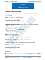 Bài 11 bài giảng chi tiết tim toa do diem m thuoc mặt cầu 