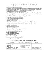 Huong dan chuan bi ho so nghiem thu đề tài cấp nhà nước