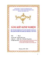 Một số kinh nghiệm đưa tích hợp liên môn và giáo dục bảo vệ môi trường vào giảng dạymôn Địa lý cấp THCS