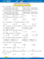 234 câu Trắc nghiệm Số phức có lời giải chi tiết