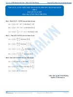 Bài 23 bài tập tự luyện tim GTLN NN tren doan bằng dao hàm  tt  vn 