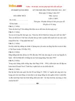 Đề thi học sinh giỏi môn Lịch sử lớp 12 Sở GDĐT Quảng Bình năm học 2016  2017 