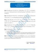 Bài 09 bài tập tự luyện viet phương trình mặt cầu 