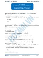 Bài 12 hướng dẫn giải bài tập tự luyện quan he mặt cầu mp va diem va mp 