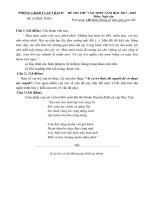 bộ đề thi tuyển sinh 10 môn văn có đáp án