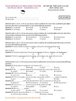 Giải chi tiết 10 đề tiếng anh 2017 (10)