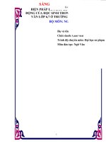 Skkn biện pháp để phát huy tính tích cực, chủ động của học sinh trong học tập môn ngữ văn lớp 6,7 ở trường THCS buôn trấp 