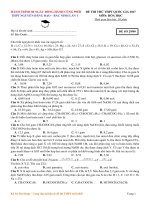 Một số đề thi hóa học hay tham khảo 2017 (5) 