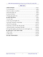 SKKN một số giải pháp phát huy hiệu quả câu lạc bộ tiếng anh ở trường THCS 