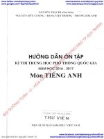 Hướng dẫn ôn tập kì thi THPT quốc gia môn tiếng anh