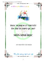 123doc   Tài liệu trắc nghiệm lý thuyết môn sinh học 12