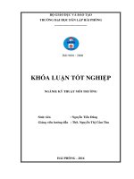 Đánh giá hiện trạng xử lý môi trường tại công ty than mạo khê 