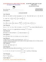 Một số đề thi thử toán hay tham khảo 2017 (12) 