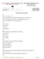 Một số đề tiếng anh hay tham khảo 2017 (12) 