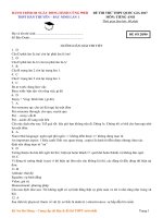 Một số đề tiếng anh hay tham khảo 2017 (3) 