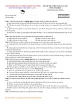 Một số đề thi thử sinh hay tham khảo 2017 (2) 